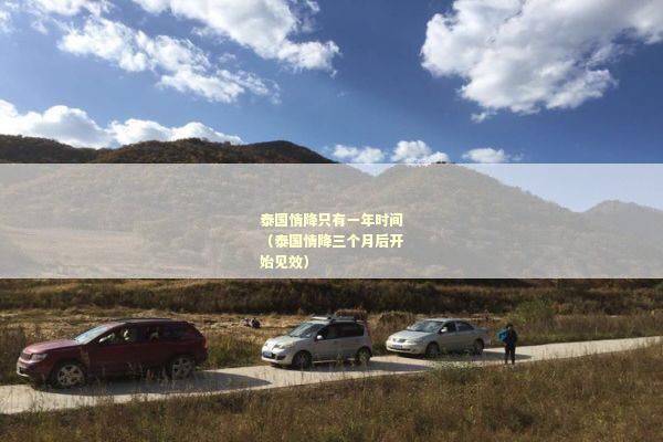 泰国情降只有一年时间（泰国情降三个月后开始见效）
