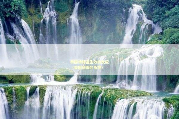泰国情降蛊生效的反应（泰国情降的原理）