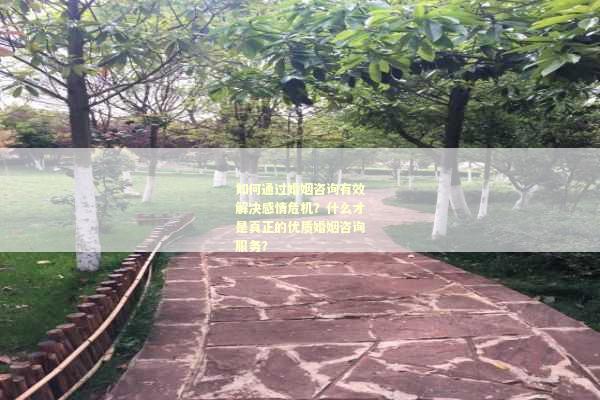 如何通过婚姻咨询有效解决感情危机？什么才是真正的优质婚姻咨询服务？